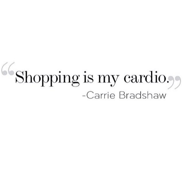 TheClothesShow's tweet photo. We feel the same do you? #ShoppingIsMyCardio https://t.co/mdRiK71iVS