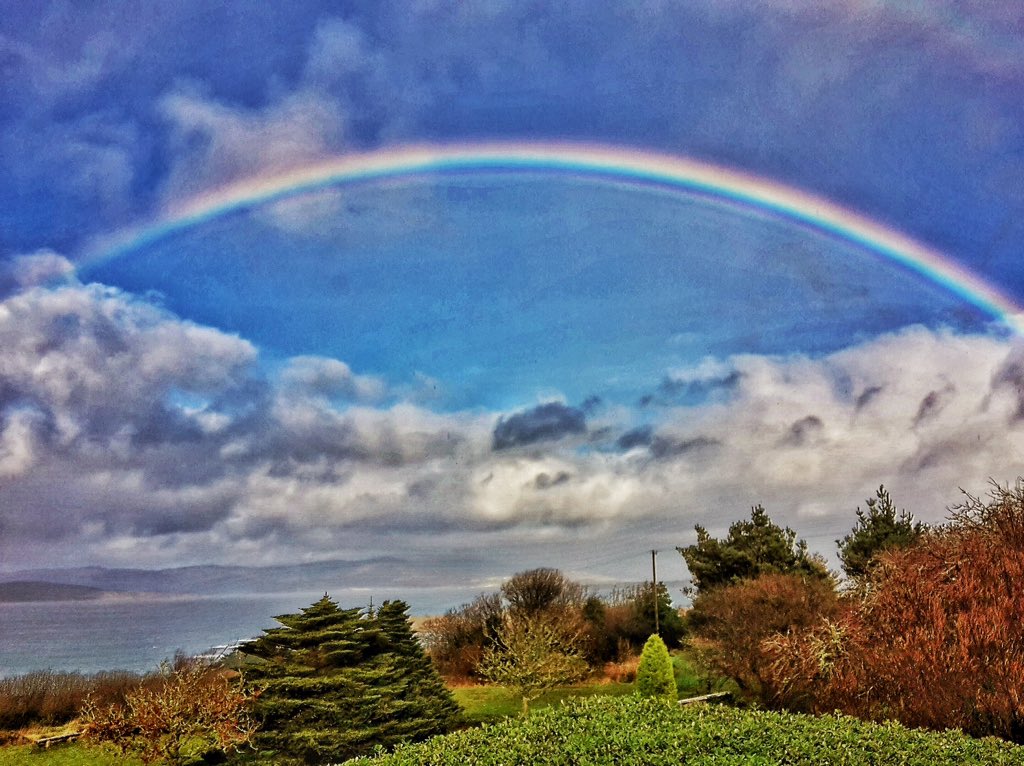 Loving life on the Sheep's Head Way; today delivered sun, showers & the ultimate rainbow! #lovecork #corktourism