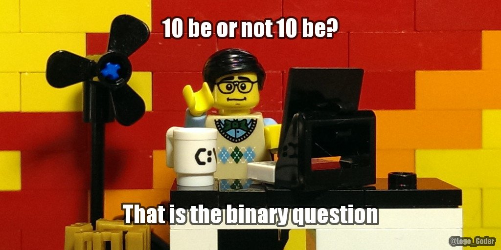 Lego_Coder's tweet photo. Here's the penultimate #coderjoke to celebrate my 950 followers. Joke stolen from @LeagueNonsense #ProgrammerHumor https://t.co/S2isTP48SD