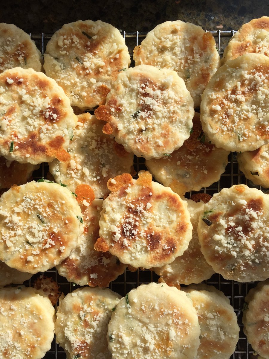 Introducing a new Welshcake twist, Cheddar Chive. So delish! #welsh #yummy #FoodieDiscoveries