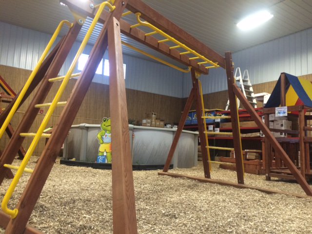 AldenPools's tweet photo. Free Standing Monkey Bar Closeouts! Visit @AldenPools to test! $500 (Reg: $899). #Summer #KidsActivities #Funner https://t.co/O4X1ULXDzW