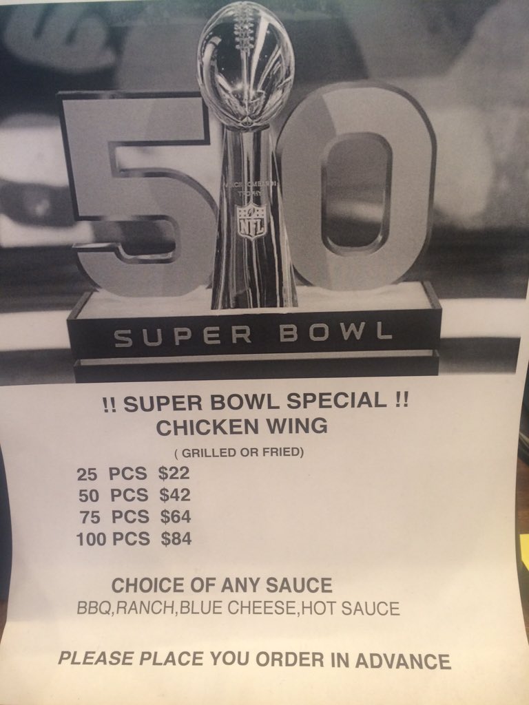 ChirpChicken940's tweet photo. Super bowl Sunday special ! #chirpingchicken #SuperBowl https://t.co/QNx4hlrYQq