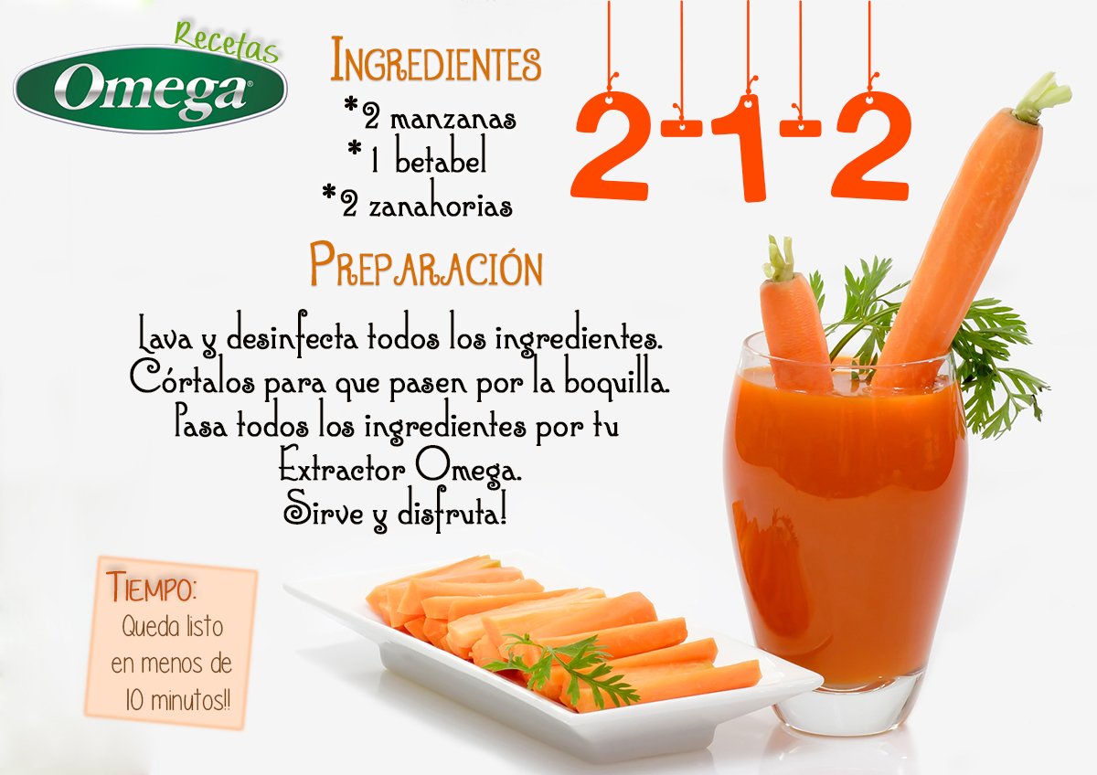 HLivingWares's tweet photo. Aprovecha al máximo el potencial de tu extractor vertical Omega con esta deliciosa receta. #RecetasOmega https://t.co/GAzpGc4qWG