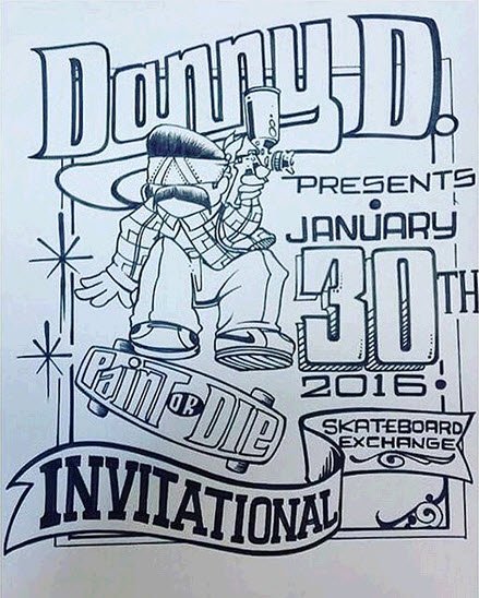 INDASAUSA's tweet image. Some pics of legendary artist Danny D's FIRST EVER Paint or Die 2016 show! #dannydselect #paintordie #skateboarding