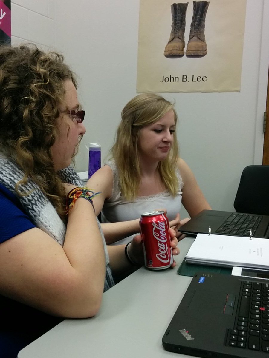 TwelveMilesTo's tweet photo. Kaitlyn and Sara working on the interior of the book!! #TwelveMiles https://t.co/qJL63SurUu