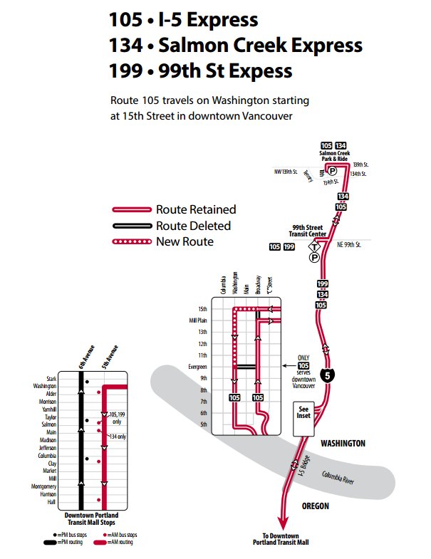 ctranvancouver's tweet image. Route 105/134/199 concept (last one, I promise) #servicechange