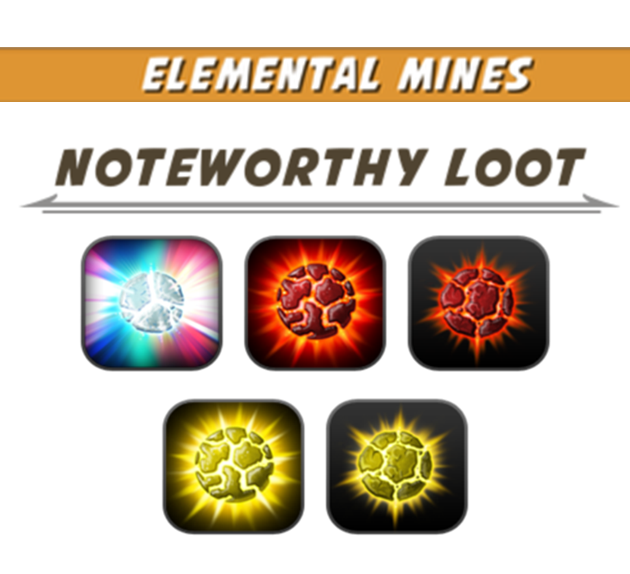 scrapforcegame's tweet photo. The Elemental Mines are brimming with Fire and Electric cores for the next 10 hours! What hero will you evolve? https://t.co/vR13ZPE5k4