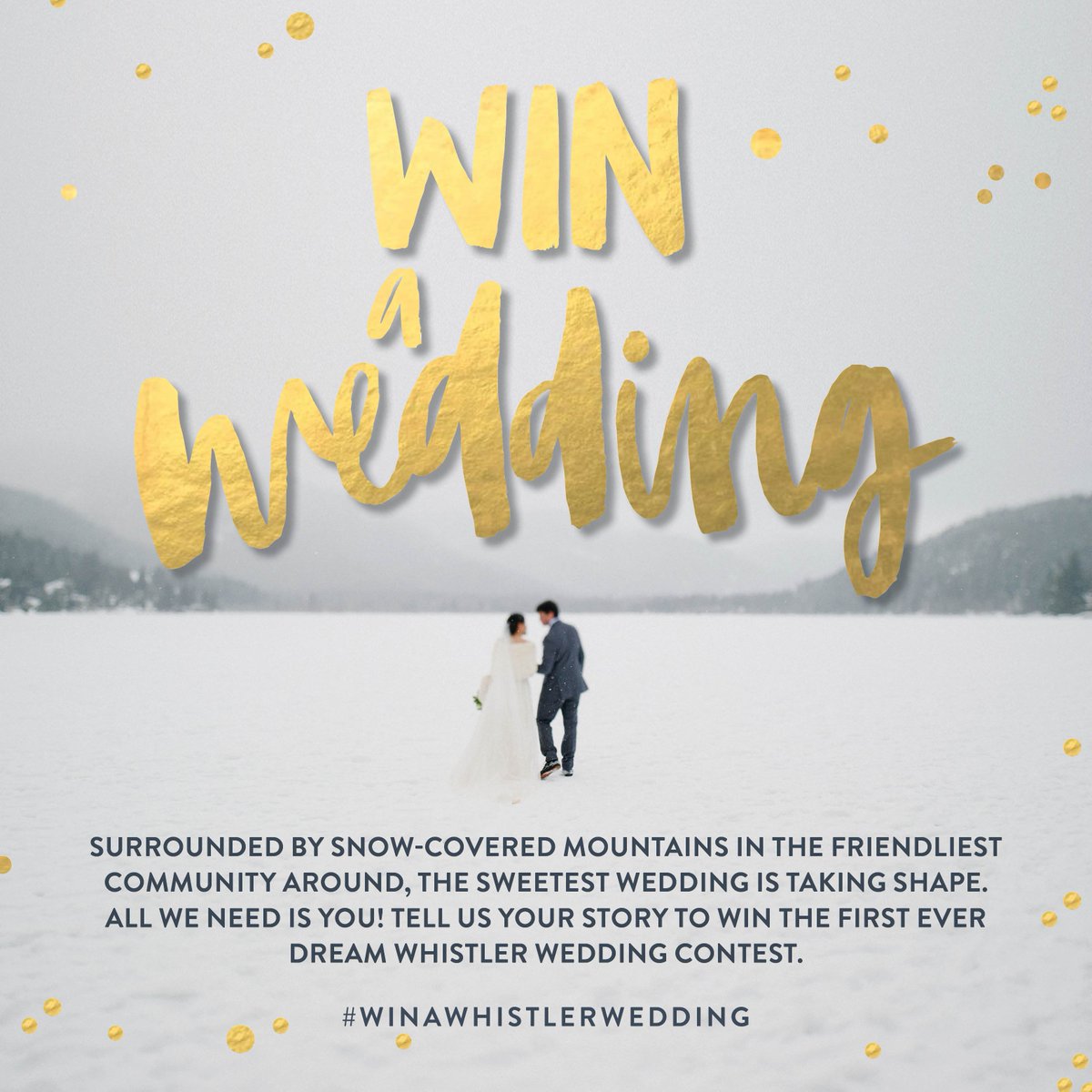 Want to win your dream #whistler elopement? Find out how > winawedding.ca #winawhistlerwedding