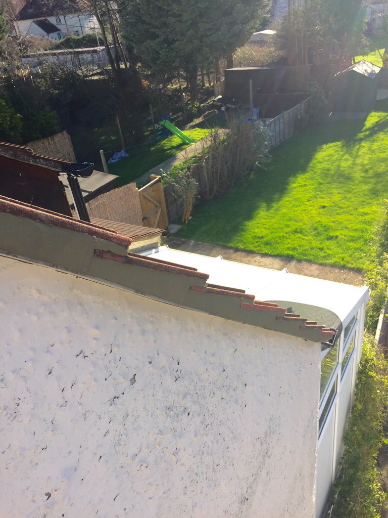 RoofSmartLtd's tweet photo. Re bedded #roof #verge after storm damage @RoofSmartLtd https://t.co/8Wq5JxNqVb