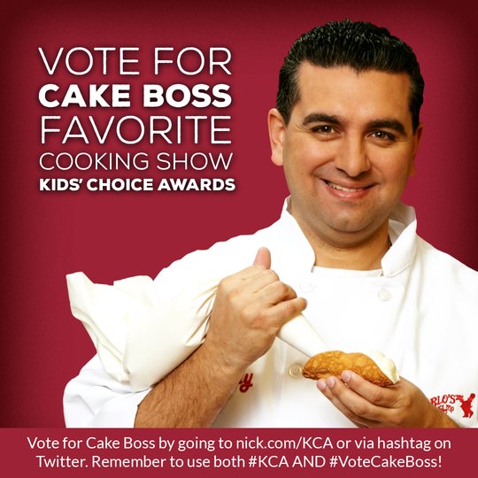 CarlosBakery's tweet photo. #CakeBoss is up for a #KCA! Vote by tweeting the hashtags #KCA & #VoteCakeBoss or going to https://t.co/xn7icsYt7K https://t.co/xh8ubqPxuG