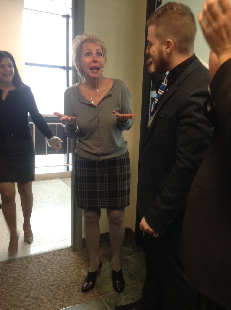 bmcnic11's tweet photo. Celebrating VIA with Anna Romero @PV7_TD @AdamLiberti_TD. Incredible accomplishment Anna. https://t.co/H8nyyjc9B0