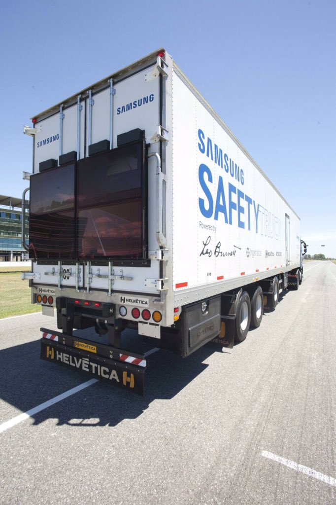 "Cuando una idea es capaz de salvar, al menos una vida, trasciende" Fernando Bellotti sobre el #Samsung #SafetyTruck