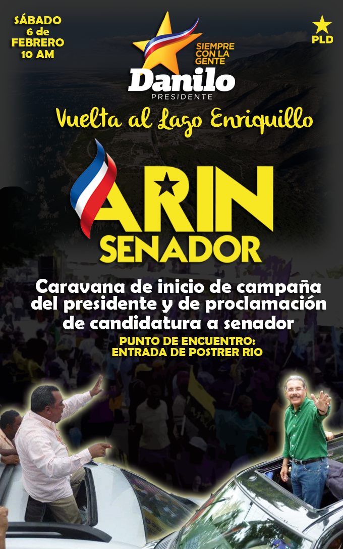 ArinSigue's tweet photo. La primera actividad política de @DaniloMedina , después del lanzamiento de su campaña, será en nuestra provincia. https://t.co/Tcv0W0ge6d