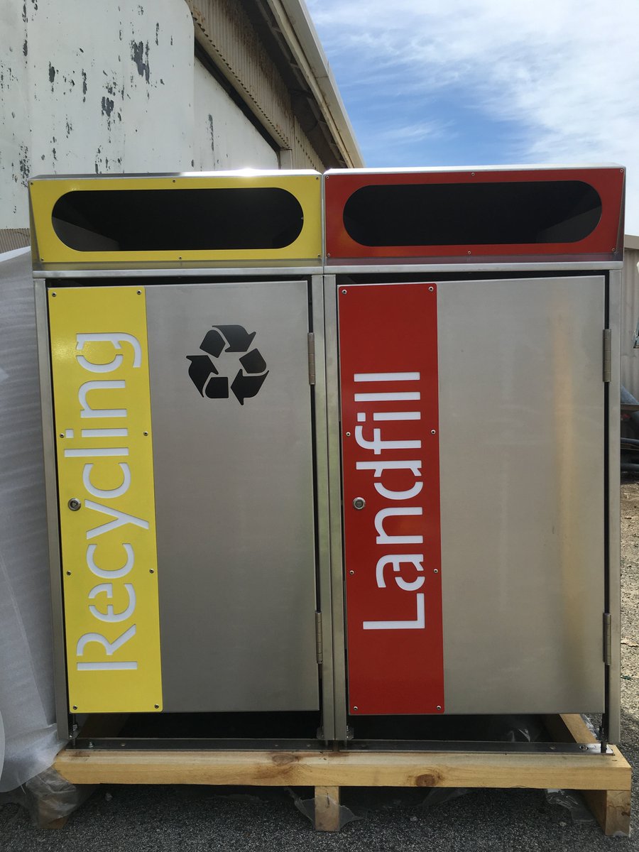 CityofFremantle's tweet photo. Coming soon - new permanent recycling stations to be installed in #Freo CBD https://t.co/YrcP6mVys5 #OnePlanetFreo https://t.co/wfGsfLz58P