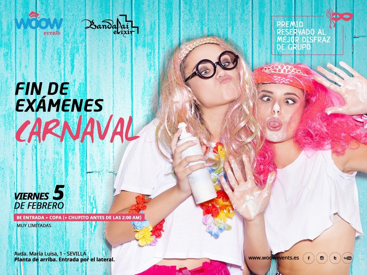 RRPP_Pedro's tweet photo. Esta semana en BANDALAI: 
-Jueves fiesta fin de exámenes 
-Viernes fin de exámenes carnaval!!

639 307 289 https://t.co/HZJU1bRpsX