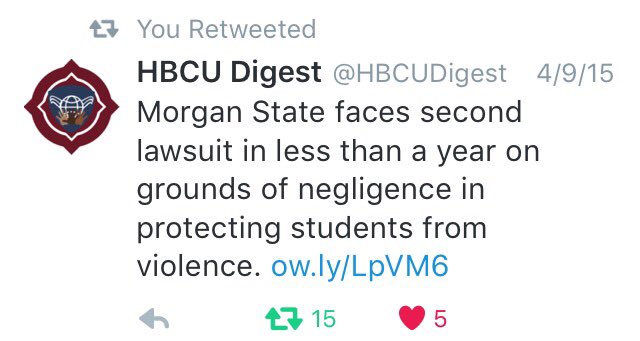 Less than a year later... #MorganState #morganstateuniv