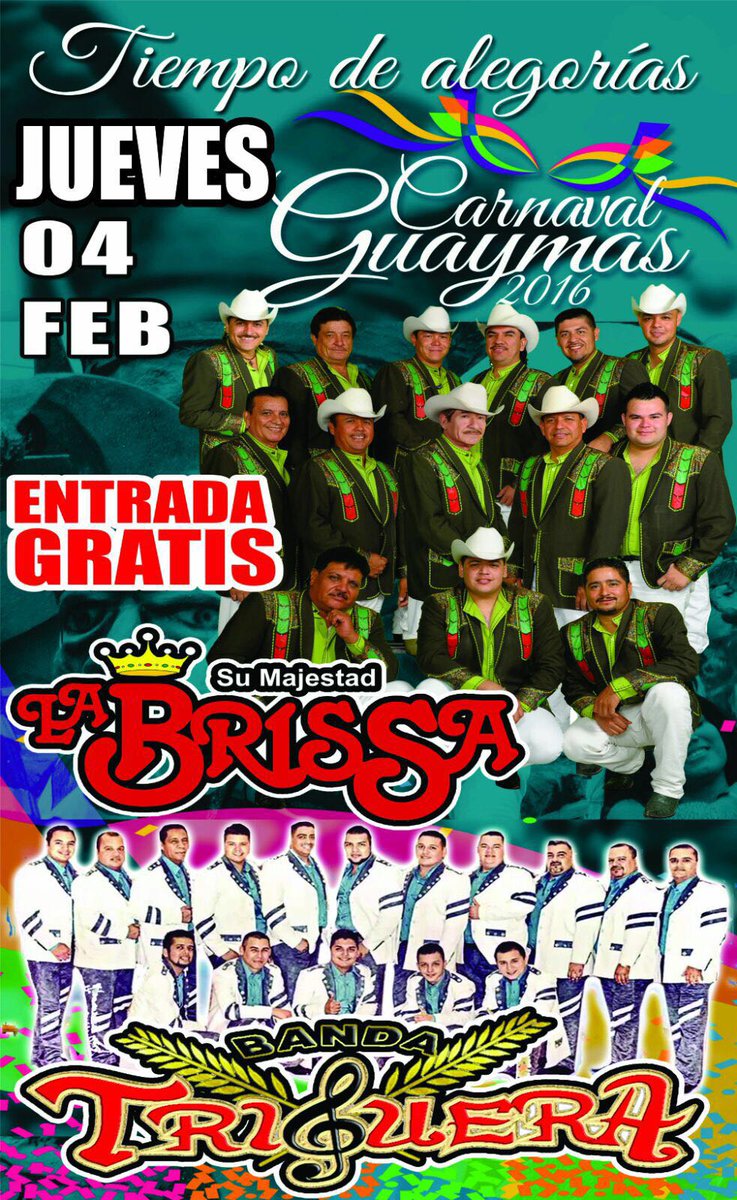 JavierSantin1's tweet photo. #BaileGratis en #QueDeMalHumor de @realDonaldTrump este jueves en #CarvavalGuaymas2016 @BandaTriguera @memoguaymas https://t.co/cxIb31NY77