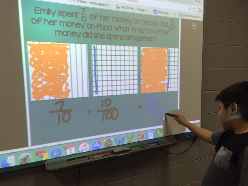 jackson_math1's tweet photo. We love using @nearpod in math class! Today Ss used it to understand fraction addition. #favoriteresource https://t.co/PJ1KSAVbDv