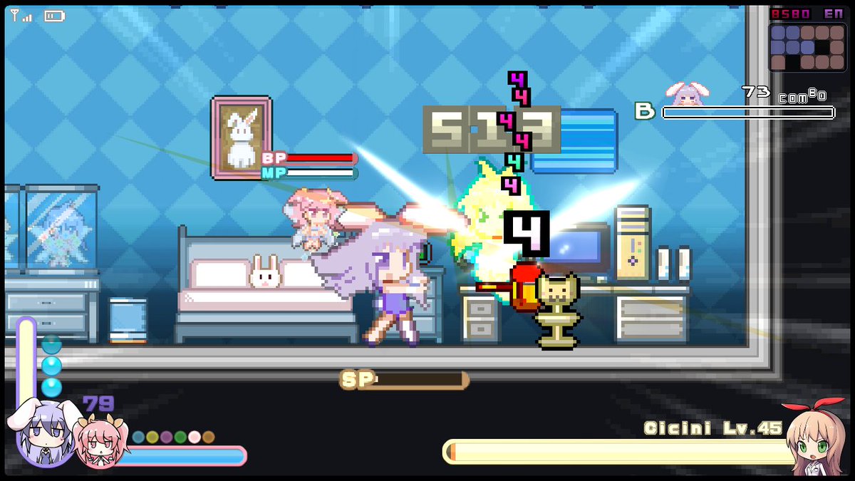 ChunandRice's tweet image. twitch.tv/chunandrice 9PM PST #RibiRabi HARD MODE #Cakeless Tonight! #BunnyHell by @CreSpirit w/ @sekaiproject !