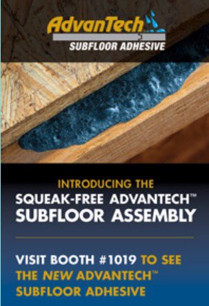 BigBearUSMCVet's tweet photo. One week away from #LBMEXPO @TheNRLA Looking forward to introducing #AdvanTech #SqueakFree Assembly @HuberWood https://t.co/UojsQUZmSL