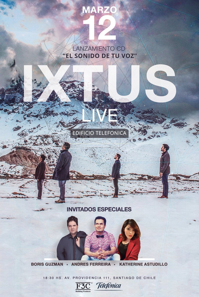 ANMusicOfficial's tweet photo. Queremos invitarlos al concierto lanzamiento de #ElSonidoDeTuVoz, lo nuevo del Cuarteto IXTUS, reserva tu entrada! https://t.co/0O1pSzNrGR