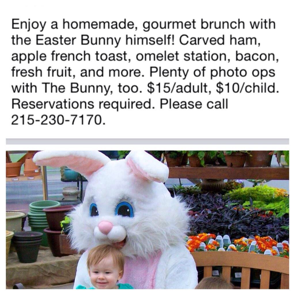 Bunny Brunches are coming sooner than you think! March 19, 25 and 26 at 9am.