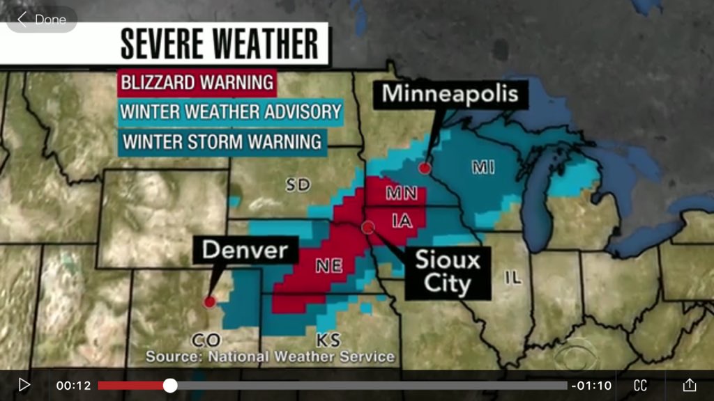 DoctorSeleski's tweet photo. @CBSEveningNews someone in your graphics department could use a US geography lesson. #thatsnotmichigan https://t.co/rEl7D2brqf