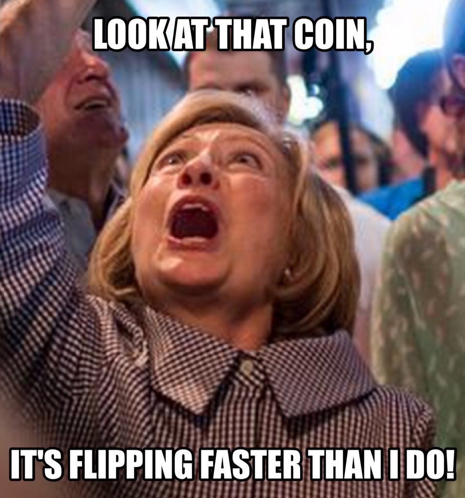 Eliza_Feero's tweet photo. #coinflip #coingate #CoinTossDemocracy #CoinGate2016 #coinghazi #IowaCaucusresults #IowaCaucus https://t.co/n66P2P7LhV