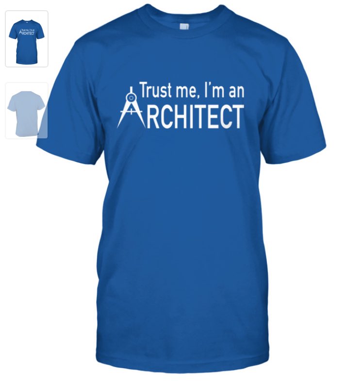 Trust Me, I'm an Architect 😎
🏠🏚🏣🏢🏨🏛⛩🕋🕍🕌⛪️
GET YOURS HERE: teechip.com/trustthearchit…