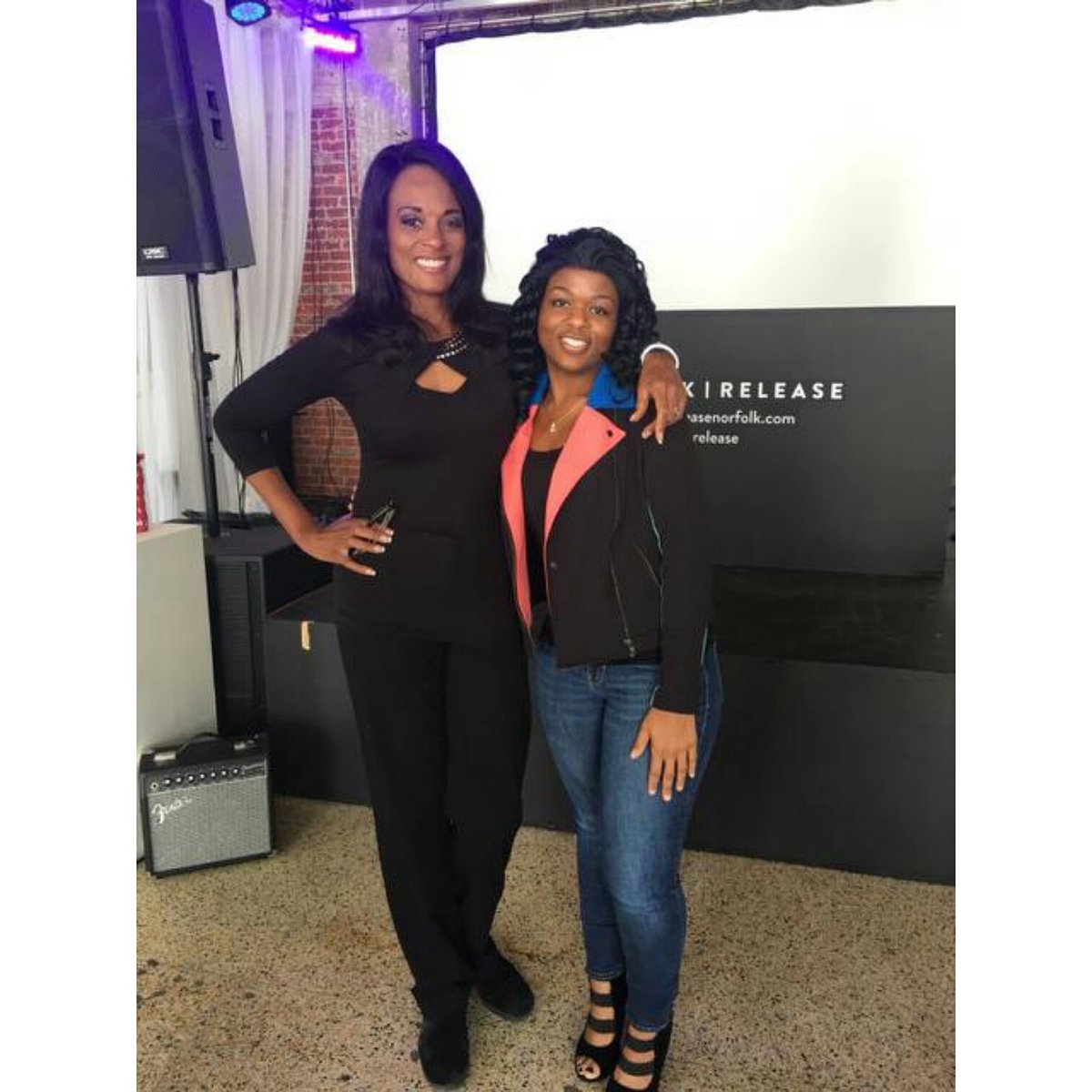 MsskiBlue's tweet photo. Had the pleasure of being interviewed by the lovely @rwwmobley who is the Primary News Anchor for ABC13 WVEC-TV. https://t.co/yqGYIf3F2m