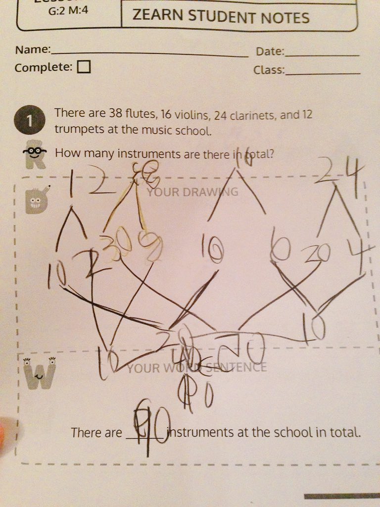 stephanie__ely's tweet image. Sometimes work and home blend in awesome ways. #sonofamathteacher #maketen #homework #Zearnedit
