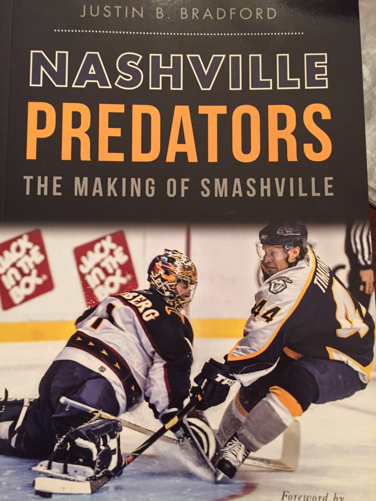 OakHockeyAcad's tweet photo. GREAT STORY about Coach #JamieAllison in this book #TheMakingOfSmashville by Justin Bradford! #NHLer #Oakville https://t.co/OUGaZNxBBn