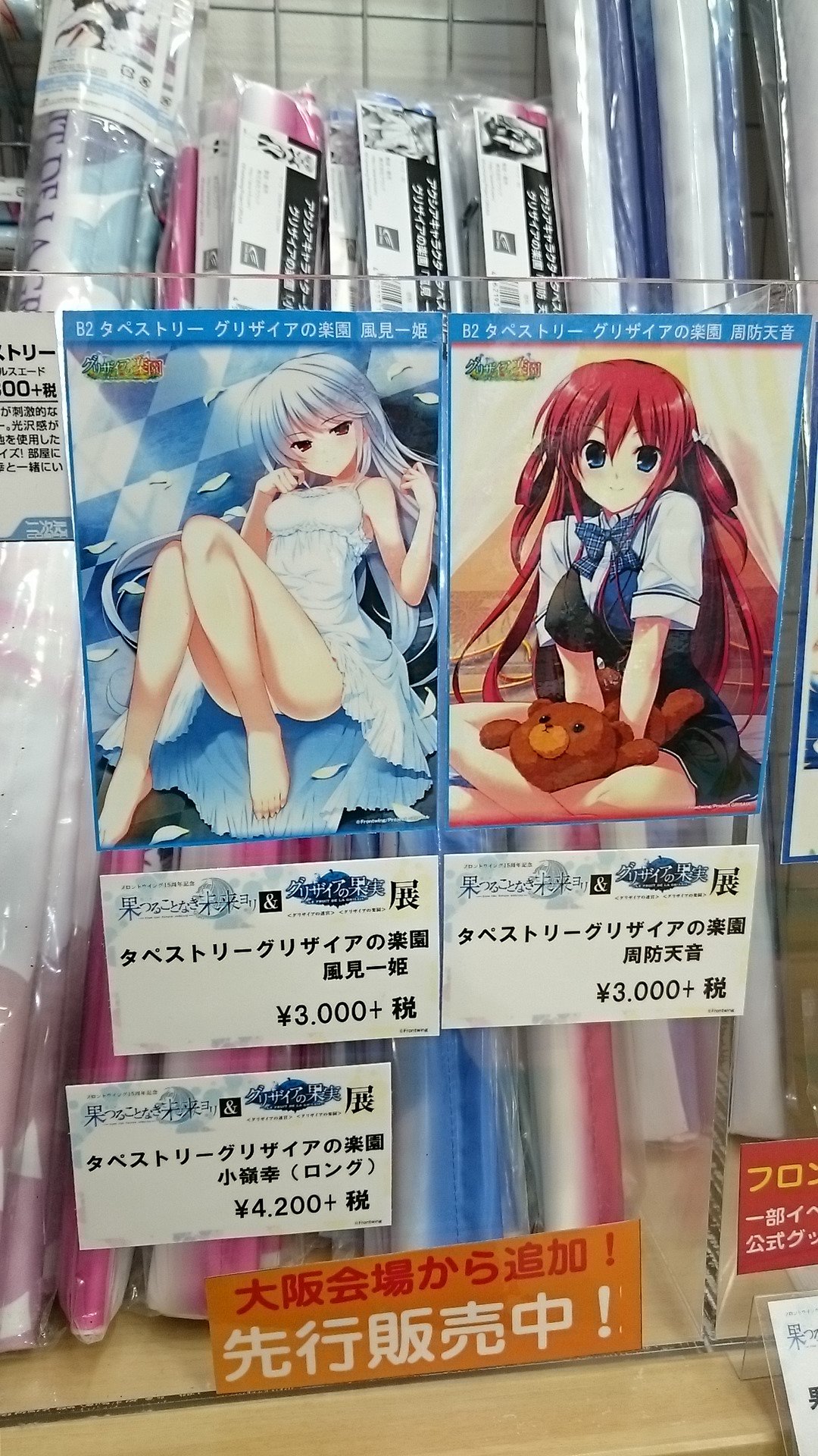 風見一姫 描き下ろしB2タペストリー 「Blu-ray/DVD グリザイアの楽園
