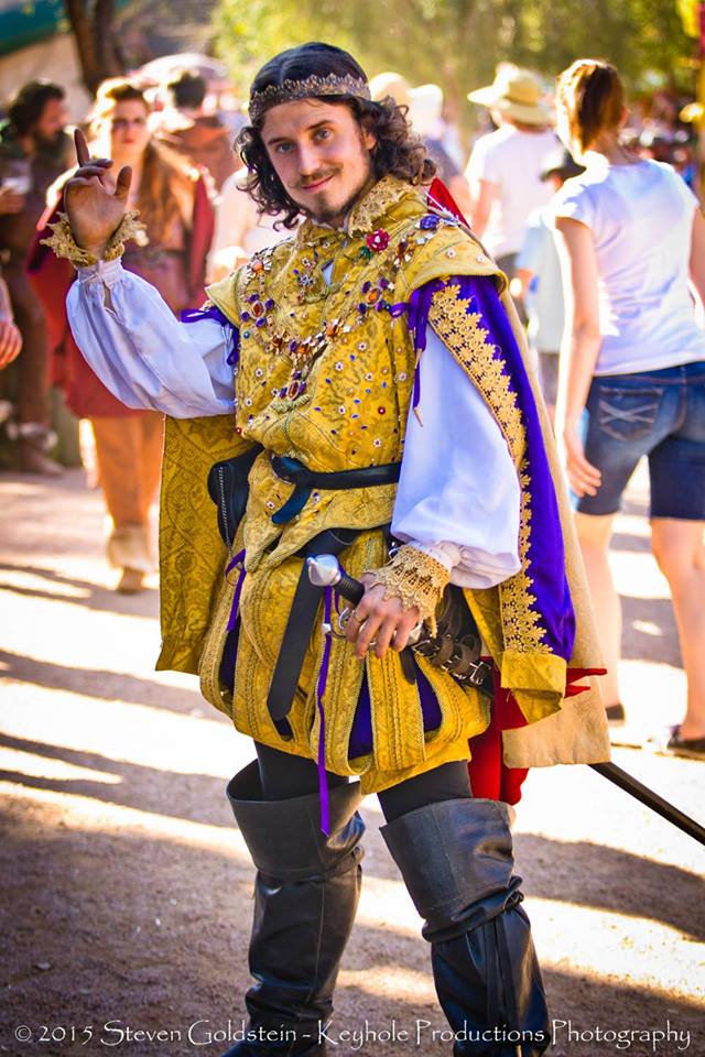 Step back in time,visit the #AZRenFaire,and meet this noble prince who treats every lady like the princess she is.