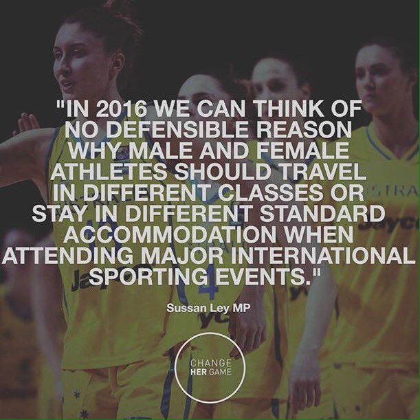 Amen sister 👌🙌 @sussanley #genderequality @changehergame @TheWomensGame #sport