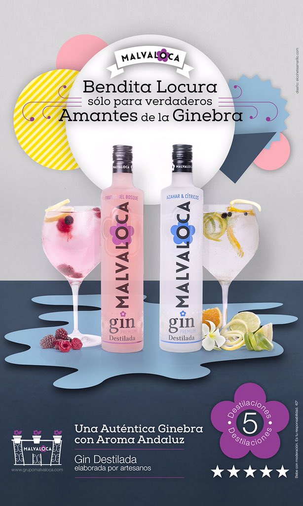 GMalvaloca's tweet photo. Gin Destilada MALVALOCA te desea un #FelizMiercoles https://t.co/P61raMx41M
