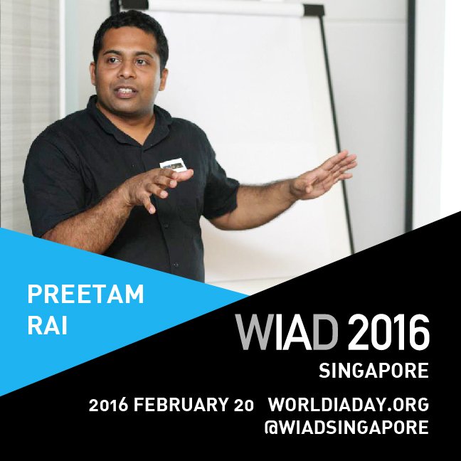 WIADsingapore's tweet photo. How to make sense of a city? @preetamrai will throw light on how we can understand people, places & cultures #WIADSG https://t.co/96Cc0SdqSk