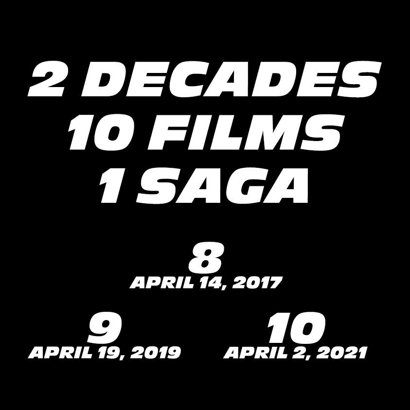 FastFuriousIT's tweet photo. Due decadi. Dieci film. Una saga. https://t.co/kXF0PJiCWH