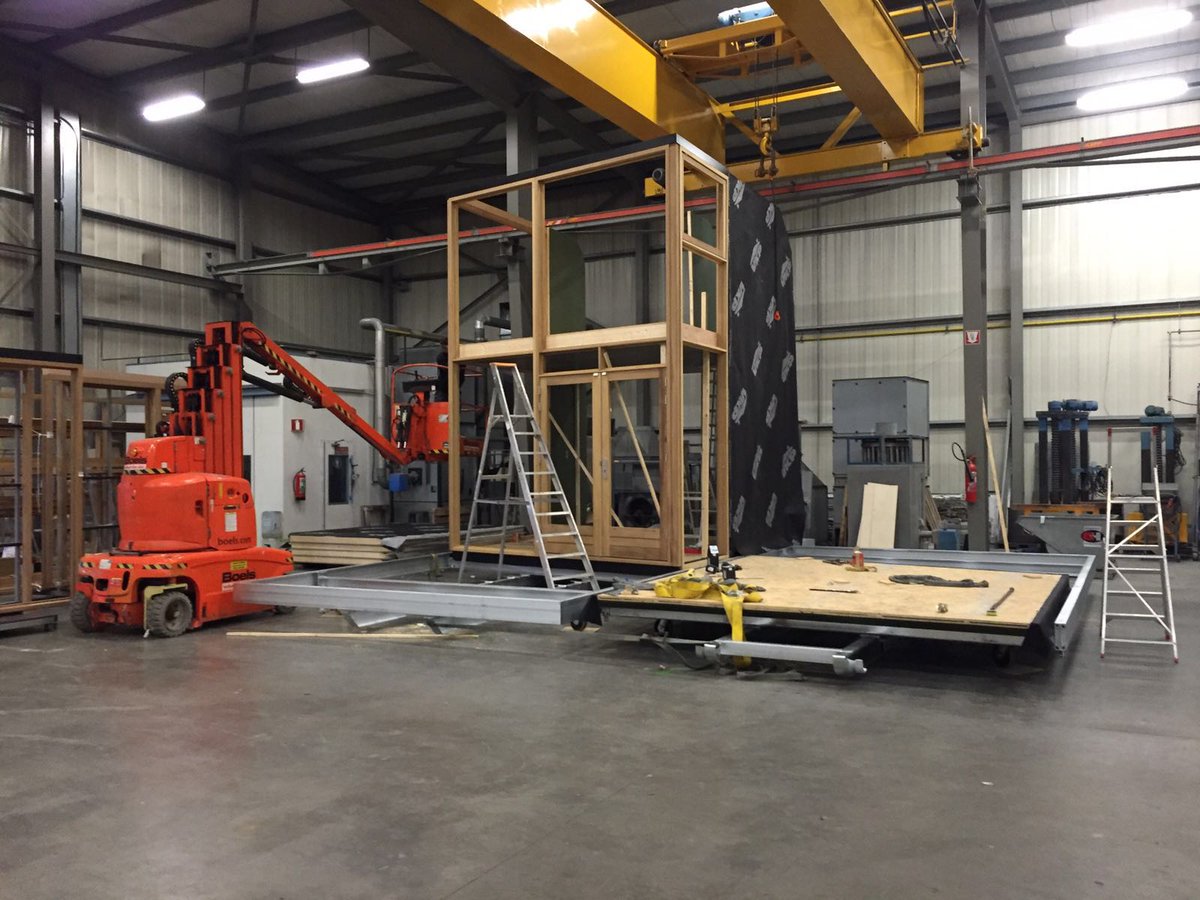 Goetheer_H's tweet image. Deze week gestart met strandhuisjes @ZonneweeldeZEE met @VKPBV @LambertKozijnen @CerfixConstruct @vanVugtConstruc