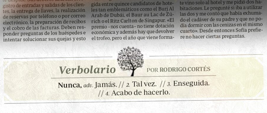 Verbolario's tweet photo. «Nunca»; 27/ene/2016: voz n° CLXXVI; @rodrigocor7es @abc_es https://t.co/ZLzmQc3INb