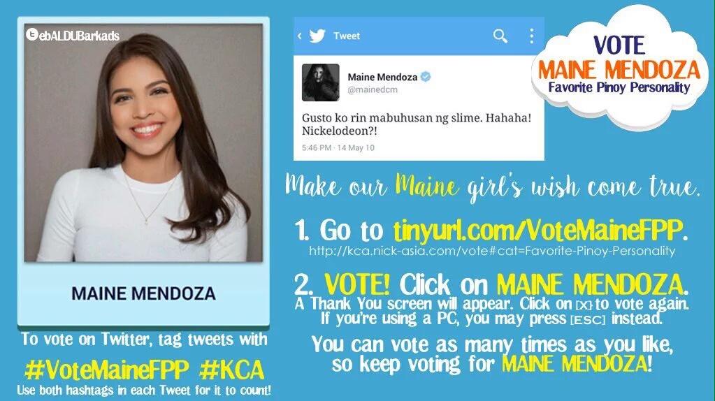 Char1925Maine's tweet photo. How to vote for the lovely @mainedcm.
@NickelodeonTV 
#VoteMaineFPP #KCA

ctto https://t.co/ulYgtQ5MA1