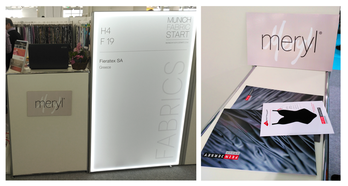 Meryl® at @muc_fabricstart, come&amp;touch our latest Innovations at Feinjersey's &amp; Fieratex's stands #MerylbyNylstar