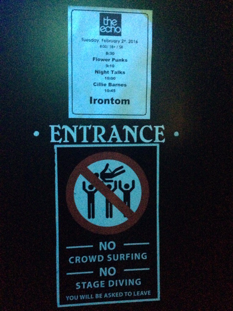 juliequips's tweet photo. 🎤🎸💥Keep calm and Irontom🔥
@IrontomBand @TheEchoLA https://t.co/FNNbxyTYjH