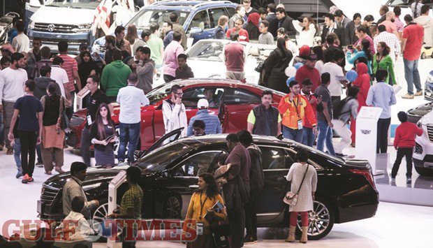 GulfTimes_QATAR's tweet photo. Premieres galore for residents at this year’s Qatar Motor Show
https://t.co/U75kIG3rSt
#QMS2016 #Exhibition #DECC https://t.co/kQwyUe5CNE