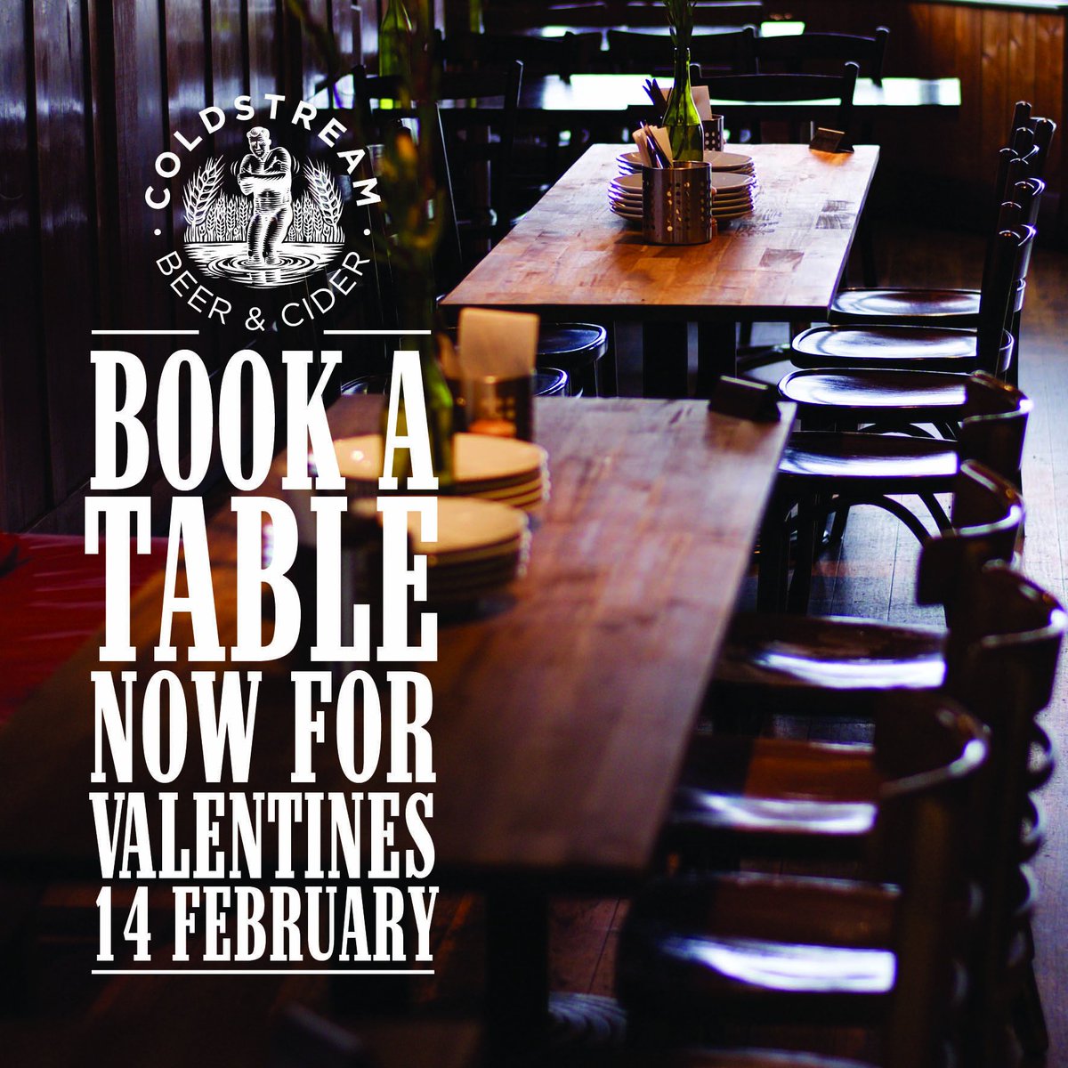 ColdstreamBrew's tweet image. Valentines dinner 15th Feb @ Coldstream Brewery book now. coldstreambrewery.com.au