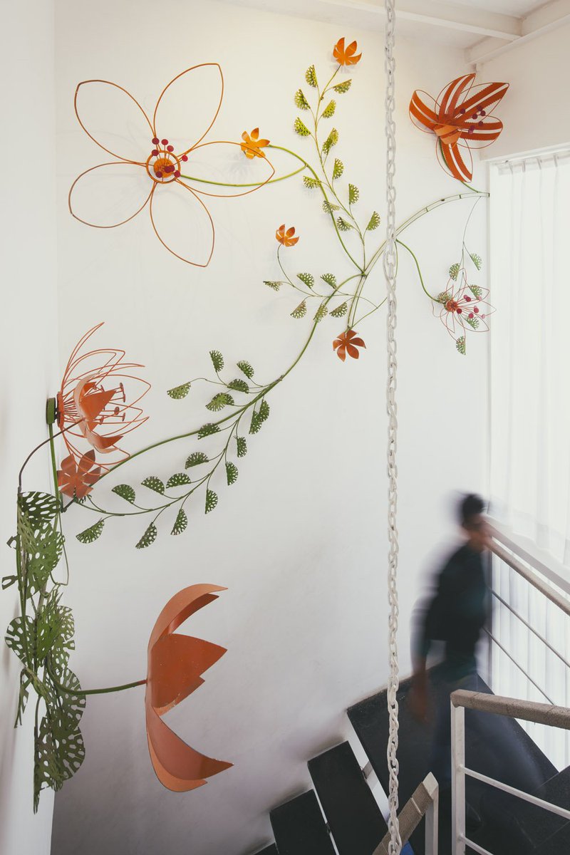 #Bohemia #restaurant #eternalspring #artinstallation #fromoutside #toinside #March2015 #GK #delhi