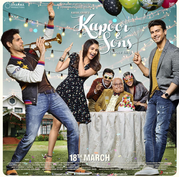 ZoomTV's tweet photo. .@S1dharthM , @_fawadakhan_ and @aliaa08 starrer #KapoorAndSons will release on 18th March

RT if you're excited ! https://t.co/52dggDzgFv