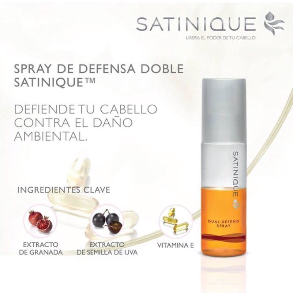 Yolierm83's tweet photo. El #Spray #Defenca Doble #SATINIQUE contiene #protectores #solares para #proteger tu #cabello de los #rayos #UV https://t.co/PTiA8ozclv