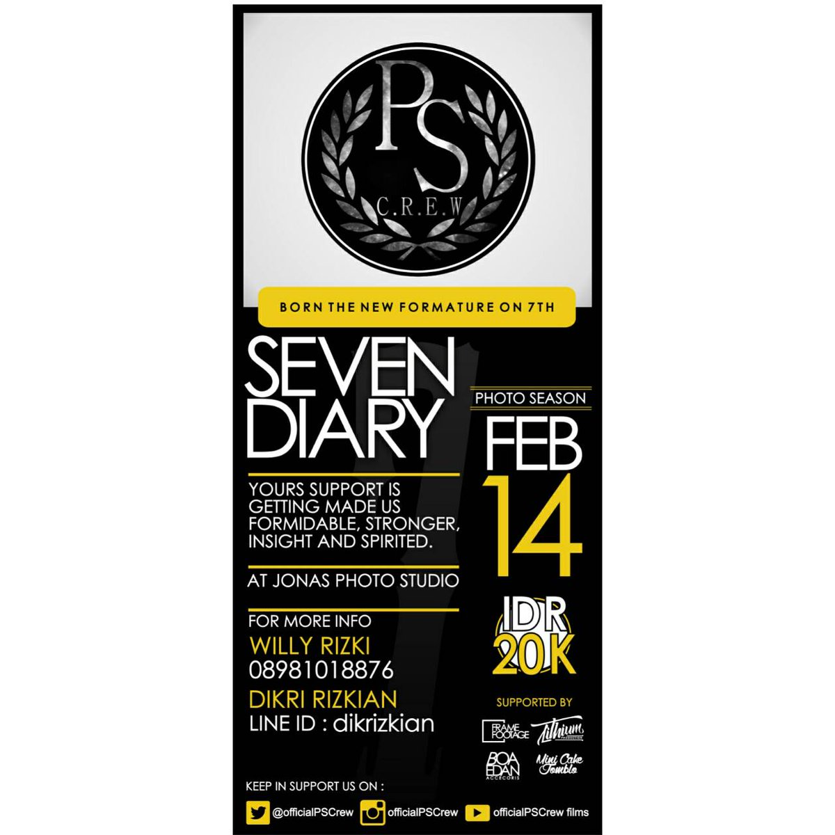 Come on join anniversary 7th Playstation Youth Crew !!!
Techmeet tanggal 8 feb 2016 jam 10:00 wib di mabes kita !