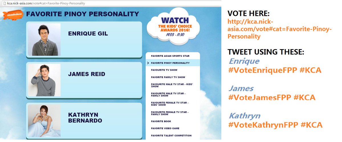 CreamMacchiato2's tweet photo. Three out of Four nominees at #KCA are KAPAMILYA
Let's Vote for them
https://t.co/iHkSTcZmBK

#ShowtimeLumaLagabLove https://t.co/Nfz5k84E97